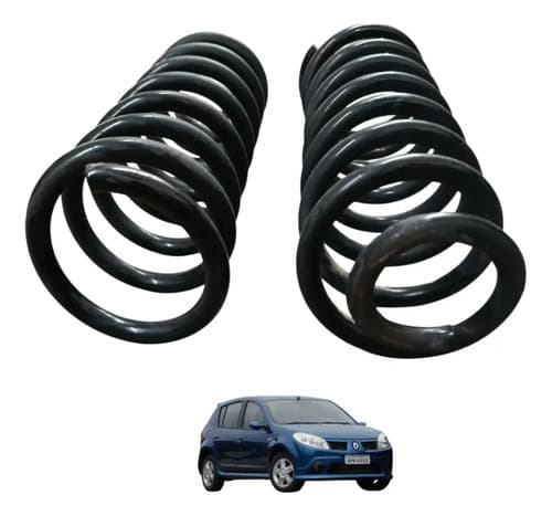 Kit Molas Traseiras Amortecedor Renault Sandero 1.6 2010/11 — foto 1 de 6