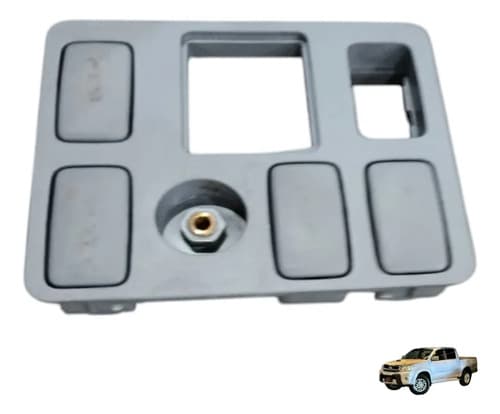 Acabamento Moldura De Botões Toyota Hillux 2011 Original — foto 1 de 7