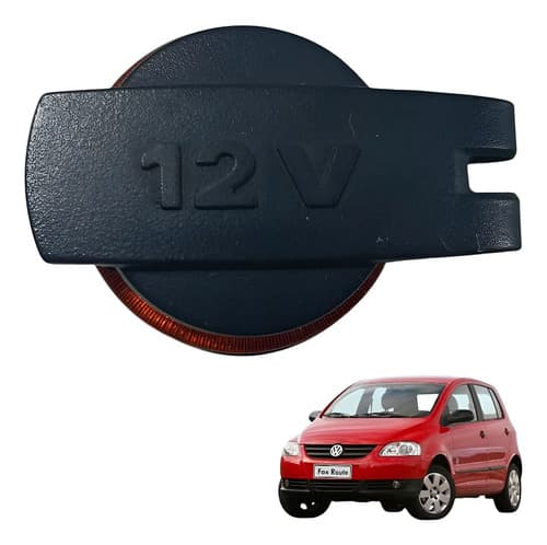 Tomada 12v Acendedor Volkswagen Fox 1.6 2006 Preto — foto 1 de 7