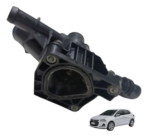 Carcaça Válvula Termostática Onix 2021/2023 1.0 3 Cil Turbo — foto 1 de 6