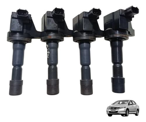 Jogo Bobina De Ignição Honda City 1.5 Lx 2010/2013 Original — foto 1 de 5
