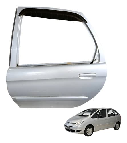 Porta Traseira Esquerda Citroen Xsara Picasso 2008 A 2012 Traseira Esquerdo Prata — foto 1 de 7