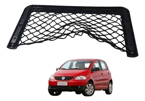Rede Lateral Porta Mala Esquerda Volkswagen Fox 1.6 2006 Preto — foto 1 de 6