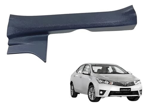 Soleira Porta Traseira L.e Toyota Corolla 2.0 2014/15 Preto — foto 1 de 6