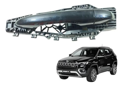 Maçaneta Externa Dianteira Esquerda Jeep Compass 1.3 2022 Preto Dianteira — foto 1 de 6