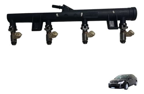 Flauta Bico Injetor Citroen C4 Pallas 2.0 2012 Original — foto 1 de 6