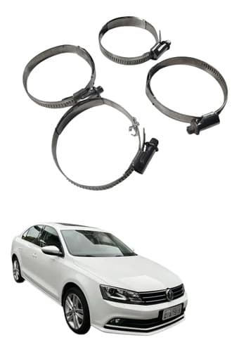 Kit 4 Abraçadeira Mangueira Radiador Volkswagen Jetta 2016 — foto 1 de 5