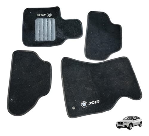 Jogo Tapetes Interno Bmw X6 4.4 2012 Á 2020 Original — foto 1 de 6