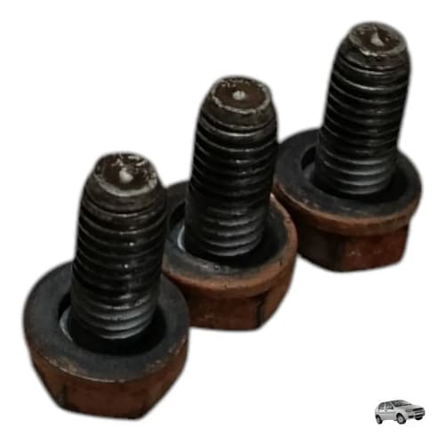 Kit Parafuso Polia Virabrequim Fiat Palio 1.0 2007 Original Preto / Ferrugem — foto 1 de 6