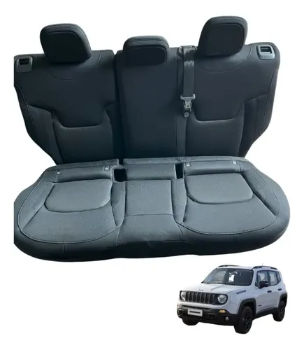 Banco Traseiro Assento E Encosto Jeep Renegade 2021 Preto Preto — foto 1 de 5