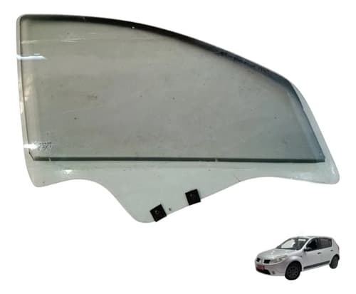 Vidro Porta Diant Direita Renault Sandero 1.6 2010 Original — foto 1 de 6