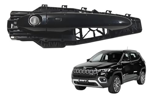 Maçaneta Externa Dianteira Esquerda Jeep Compass 1.3 2022 Preto Dianteira — foto 1 de 6