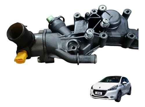 Carcaça Válvula Termostática Peugeot 208 2014 — foto 1 de 6