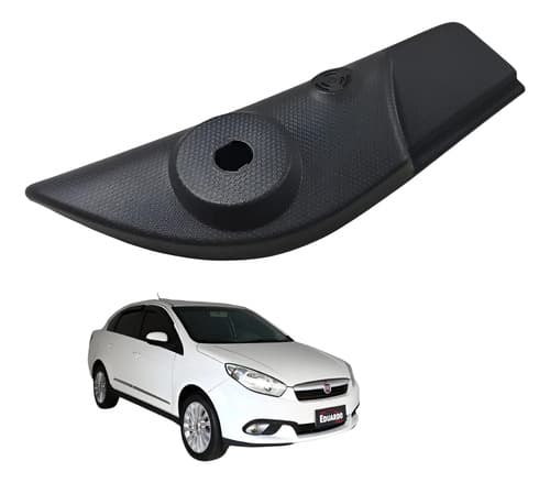 Moldura Retrovisor Interna Direita Fiat Grand Siena 2014 — foto 1 de 5