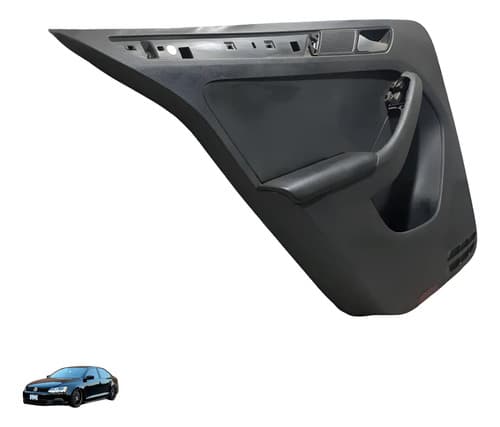 Forro Porta Traseira Esquerda Vw Jetta Tsi 2015/2019 Preto — foto 1 de 6