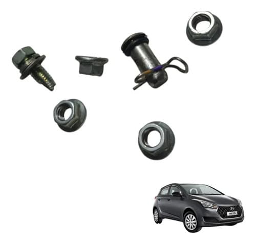 Kit Parafuso Suporte Pedal Freio Trava Hidrovácuo Hb20 2017 — foto 1 de 5