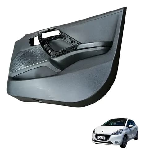 Forro Porta Dianteira Direita Peugeot 208 1.5 2014 Original — foto 1 de 6