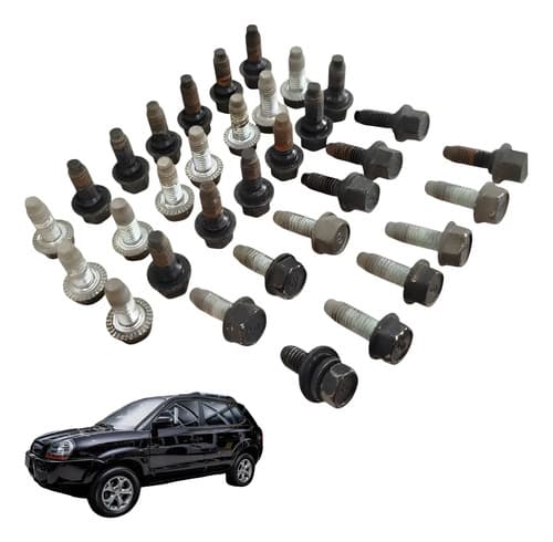 Kit Parafusos Dobradiças Porta Hyundai Tucson 2008/2013 — foto 1 de 6