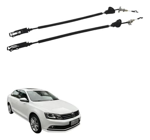 Par Cabo Fechadura Porta Traseira Direito Vw Jetta Tsi 2016 — foto 1 de 5