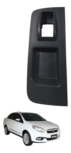 Moldura Botao Vidro Passageiro Fiat Grand Siena 2014 — foto 1 de 5