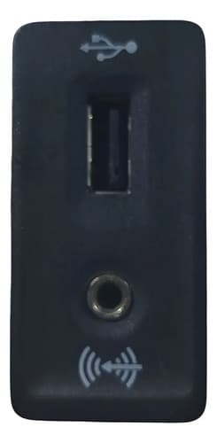 Conjunto Porta Usb Auxiliar Vw Jetta Tsi 2.0 2016 — foto 1 de 6