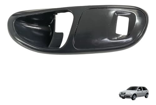 Moldura Maçaneta Porta Tras Esq Vw Gol 1.6 2002 Original Traseira — foto 1 de 6