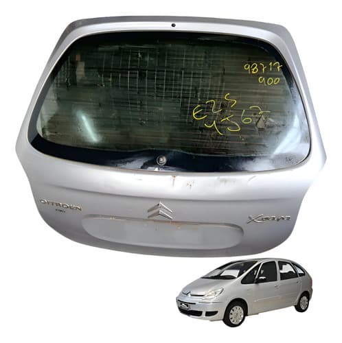 Tampa Traseira Citroën Xsara Picasso 2008 A 2013 Prata — foto 1 de 7