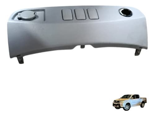 Moldura Painel Central Toyota Hillux 2011 — foto 1 de 4