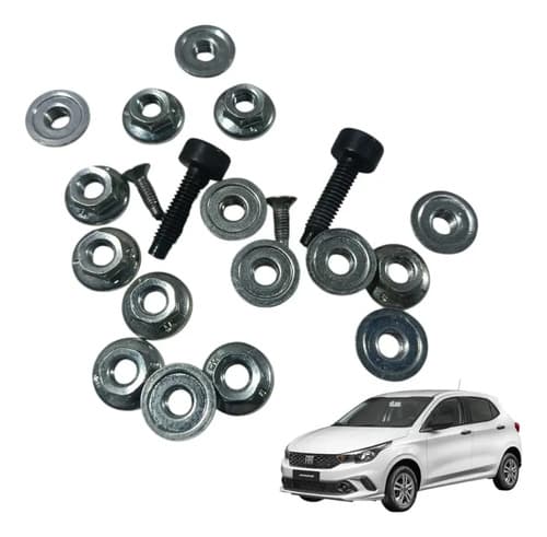 Kit Parafusos + Porcas Guia Do Vidro Fiat Argo 1.0 2021 — foto 1 de 5