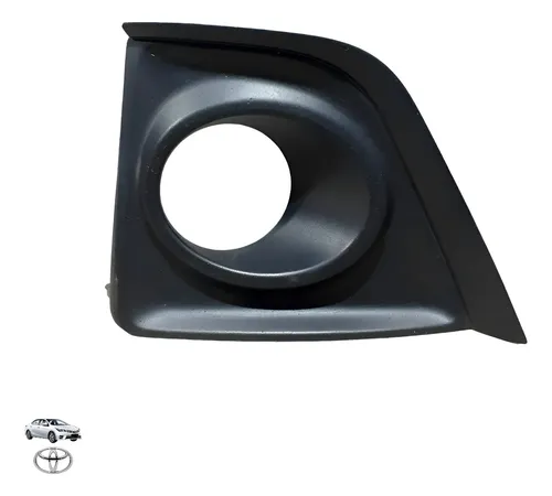 Moldura Esquerda Farol Milha Toyota Corolla Xei 2015/2019 Preto Esquerdo — foto 1 de 8