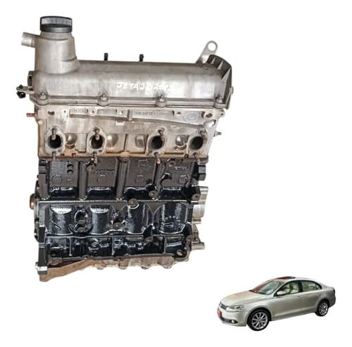 Motor Parcialjetta/golf 2.0 8v Flex Ea113 2008-2014 Aspirado — foto 1 de 4