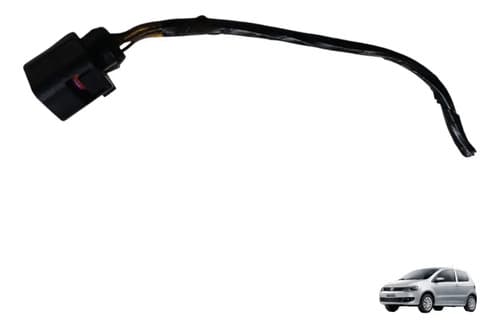 Plug Conector Fechadura Elétrica Diant Esq Vw Fox 1.0 2010 — foto 1 de 5