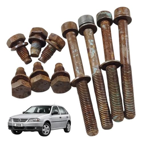 Kit Parafusos Suporte Calço Motor Volkswagen Gol G4 2006 — foto 1 de 6