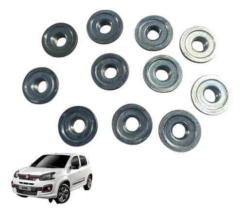 Kit Porca Da Máquina De Vidro Fiat Uno Original 2015 A 2018 — foto 1 de 5