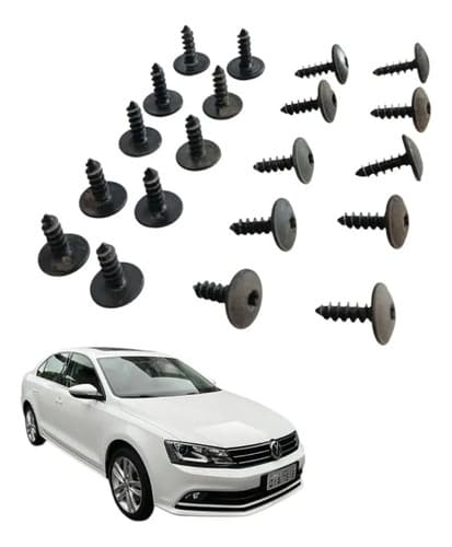 Parafusos Para-barro Traseiro Volkswagen Jetta Tsi 2016 — foto 1 de 6