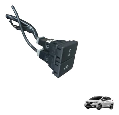 Entrada Usb Auxiliar Original Do Honda Fit 1.5 16v 2014 — foto 1 de 6