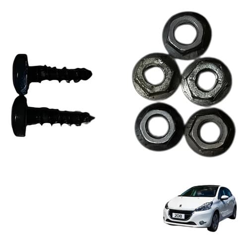 Kit Parafuso Máquina Vidro Traseiro Dir Peugeot 208 1.5 2014 — foto 1 de 5
