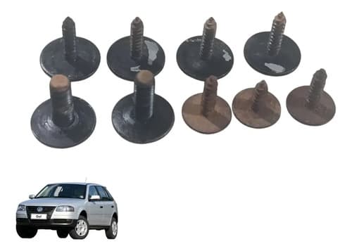 Kit Parafusos Parachoque Dianteiro Vw Gol G4 2005 A 2008 — foto 1 de 5