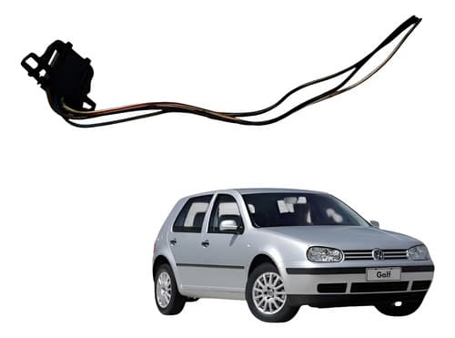 Plug Conector Motor Atuador Caixa Ar Cond Vw Golf 1.6 2002 Preto — foto 1 de 6