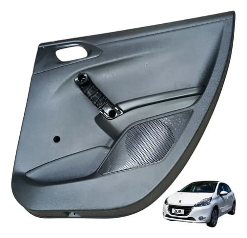 Forro Porta Traseira Direita Peugeot 208 1.5 2014 Original — foto 1 de 6