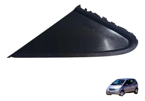 Moldura Ext Retrovisor Esq Mercedes Benz Classe A 1.6 1999 Preto — foto 1 de 6