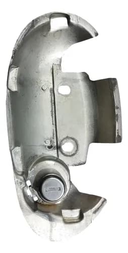 Suporte Maçaneta Externa Dianteira Esq Corsa 04 A12 Original Prata Dianteira — foto 1 de 6