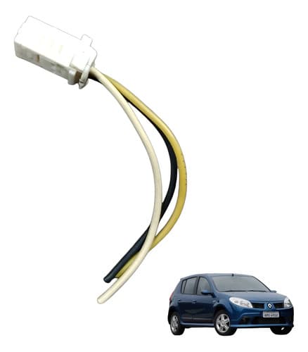 Plug Conector Motor Limpador Vidro Tras Renault Sandero 2010 — foto 1 de 6