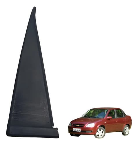 Moldura Externa Traseira Direita Gm Classic Ls 1.0 2010/2014 Traseira Direito Preto — foto 1 de 7