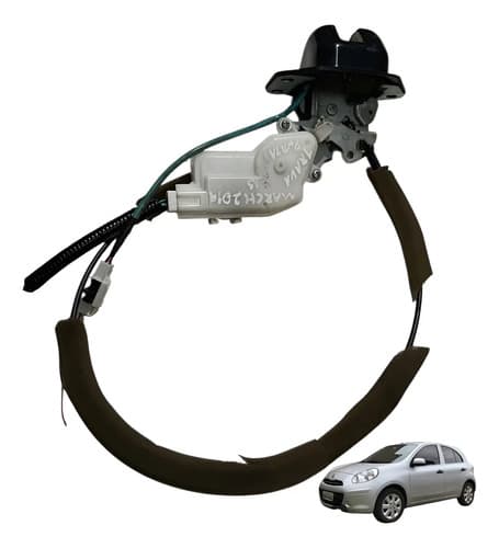 Fechadura Tranca Porta Malas Nissan March 2014 — foto 1 de 4