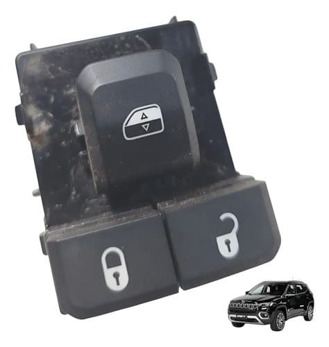 Botão Vidro Dianteiro Direito Jeep Compass 1.3 2022 — foto 1 de 6