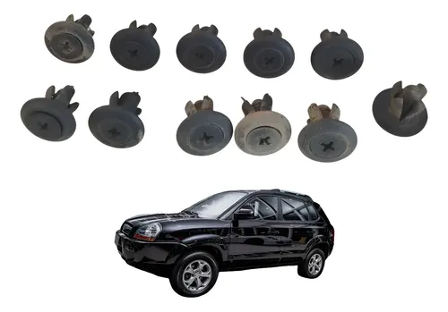 Parafusos Presilhas Plástico Hyundai Tucson 2008/2013 — foto 1 de 6