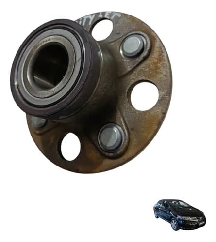 Cubo Roda Traseiro Esq Honda City 1.5 Lx 2010/2013 Original — foto 1 de 4