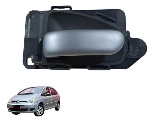 Maçaneta Interna Esquerda Citroën Xsara Picasso 2008 A 2012 Cinza Dianteira — foto 1 de 7