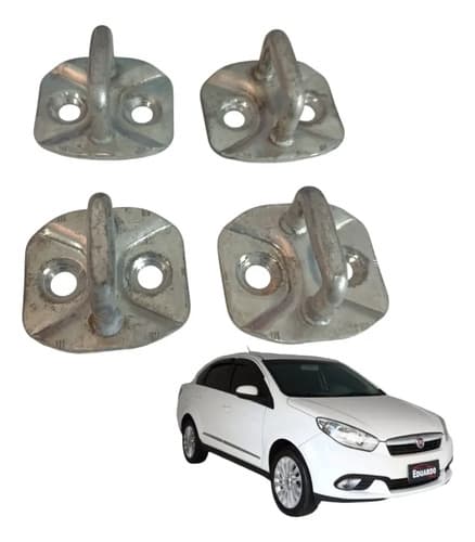 Kit Batente Fechadura Porta Fiat Grand Siena 2014 — foto 1 de 6